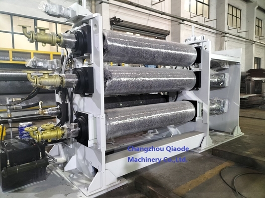 420×2020 Üç Rulo Kalender Makinası Hızı 120m/dk