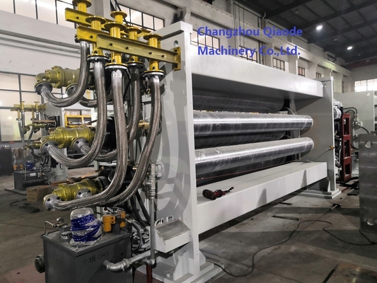 Yüksek Hızlı Nonwoven Üç Silindirli Kalender Makinesi 250m/Dk 520×3750